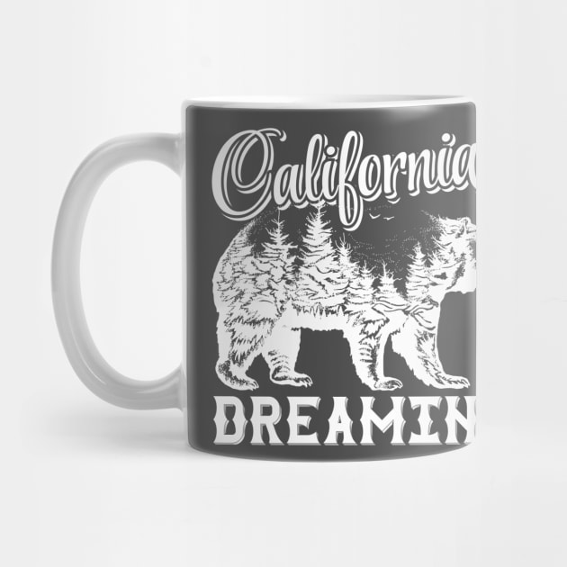 California Dreaming Bear by Dreaming Olga